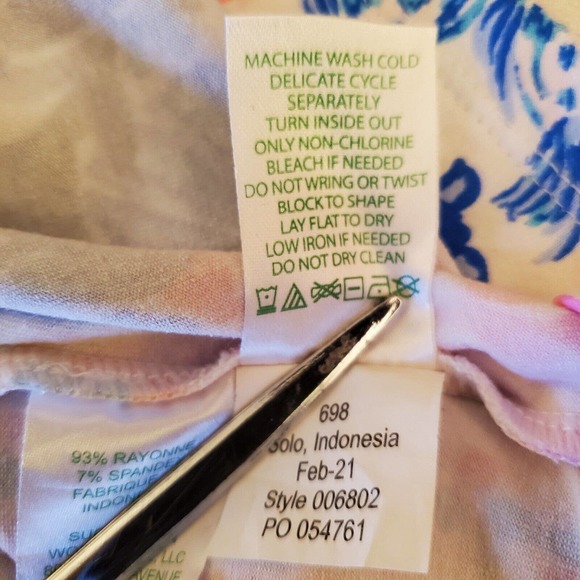 SOLD Lilly Pulitzer Beverlynn Dress Women Small Runs Big UPF 50 Sway With Me 3/4 - Picture 11 of 11